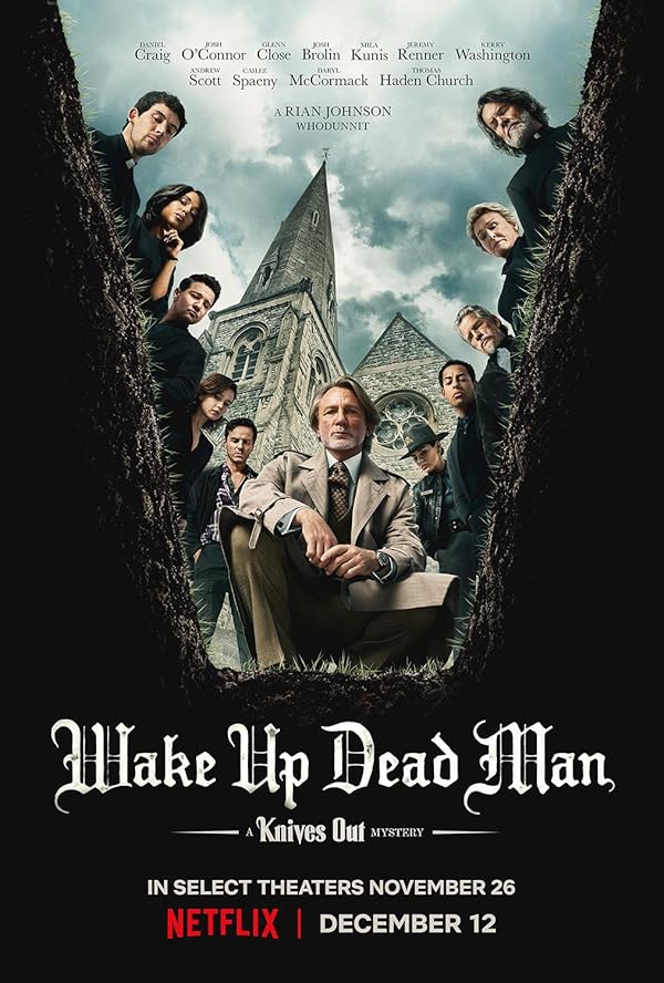 پوسترهای رسمی فیلم Wake Up Dead Man: A Knives Out Mystery