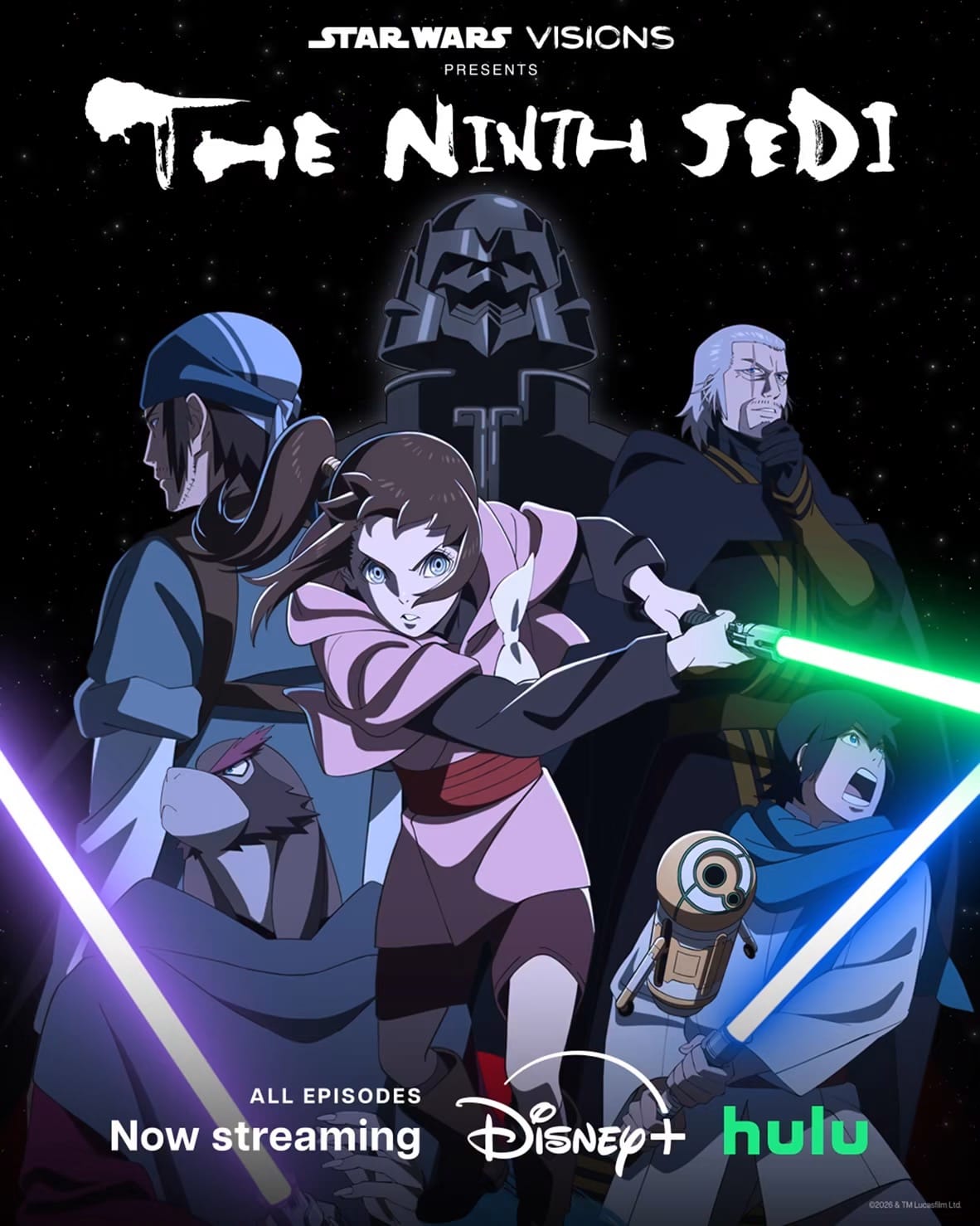 دانلود انیمه Star Wars: Visions Presents – The Ninth Jedi - اصل موویز